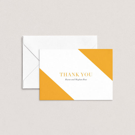 Color Block Personalized Thank You Cards - Blú Rose
