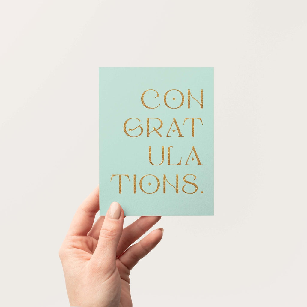 Congratulations Greeting Card - Blú Rose