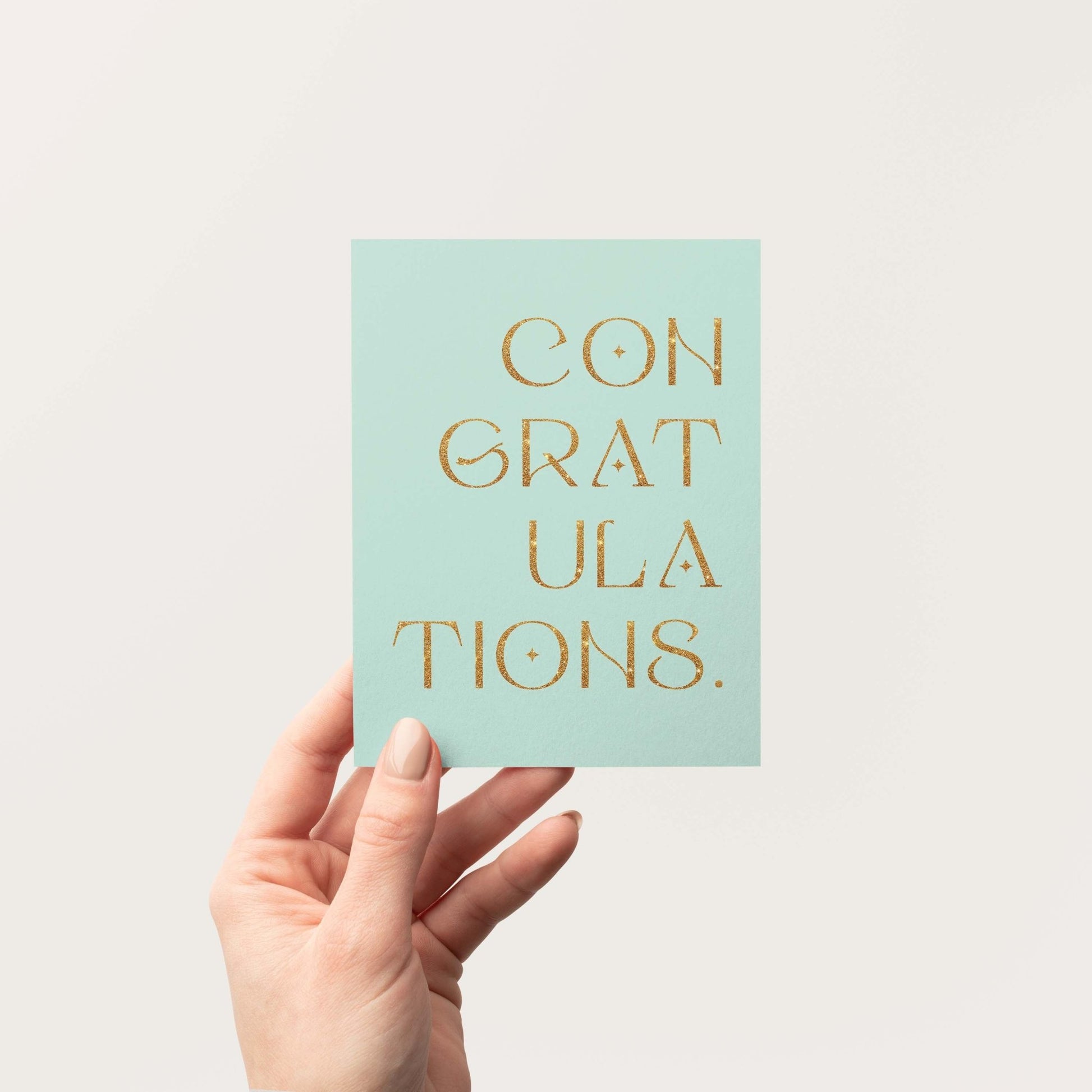 Congratulations Greeting Card - Blú Rose