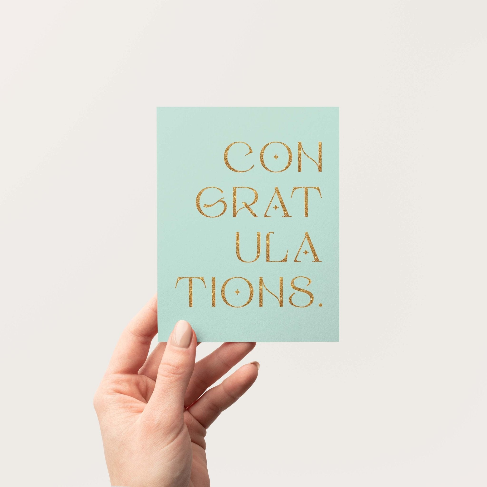 Congratulations Greeting Card - Blú Rose