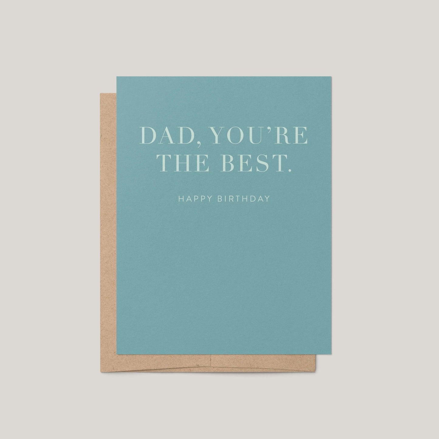 Dad You're the Best Birthday Card - Blú Rose