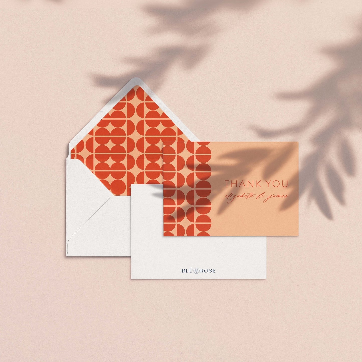 Elizabeth Personalized Thank You Card - Blú Rose