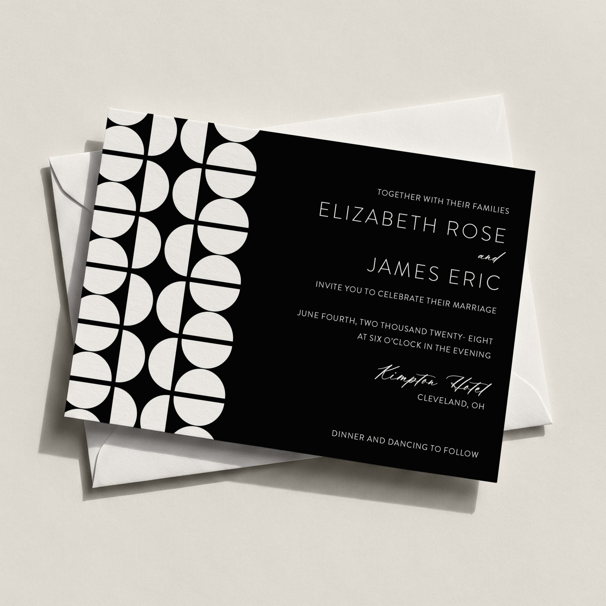 Elizabeth Wedding Invitation Suite - Blú Rose