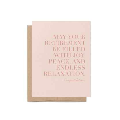 Endless Relaxation Card - Blú Rose