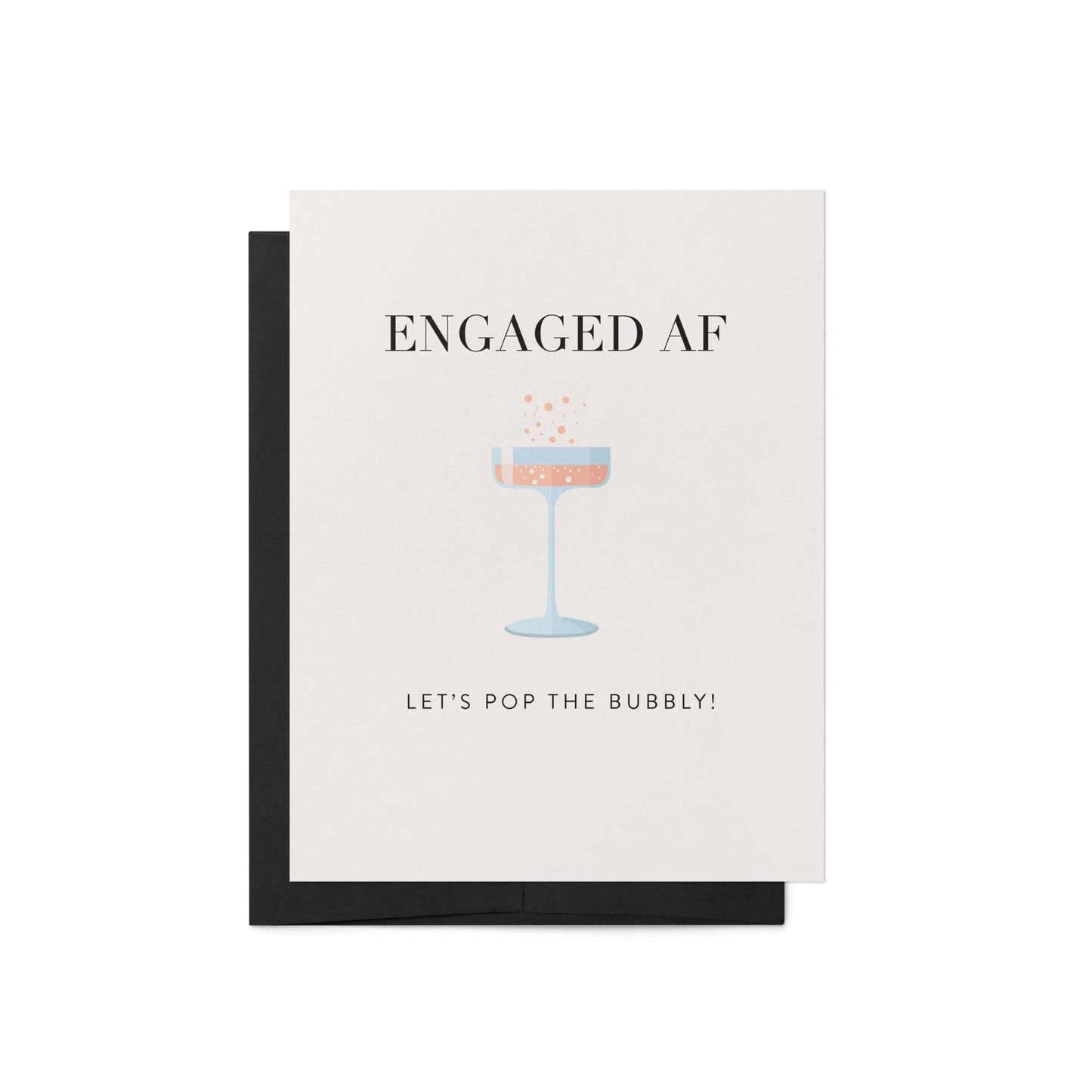 Engaged AF Card - Blú Rose