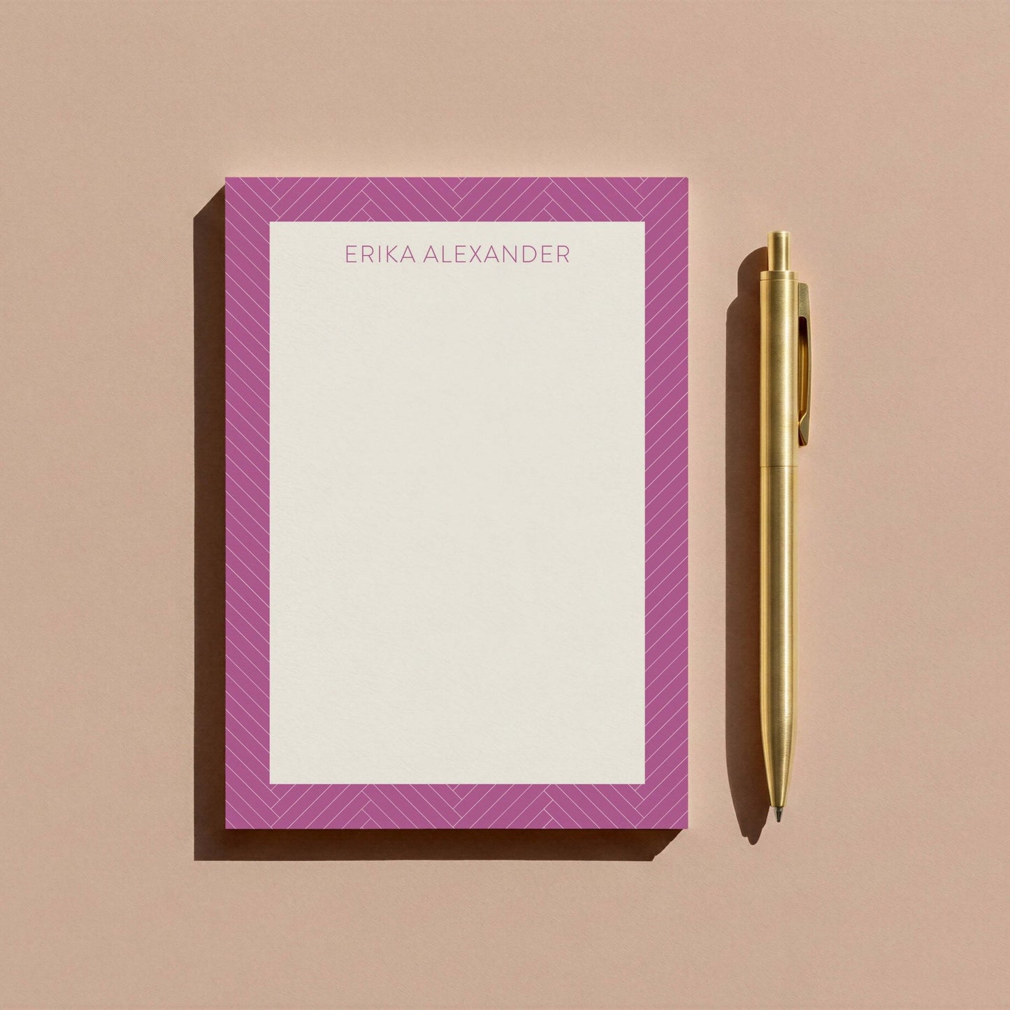 Erika Pattern Notepad - Blú Rose