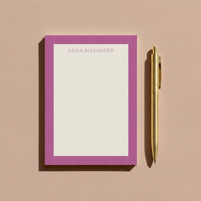 Erika Pattern Notepad - Blú Rose