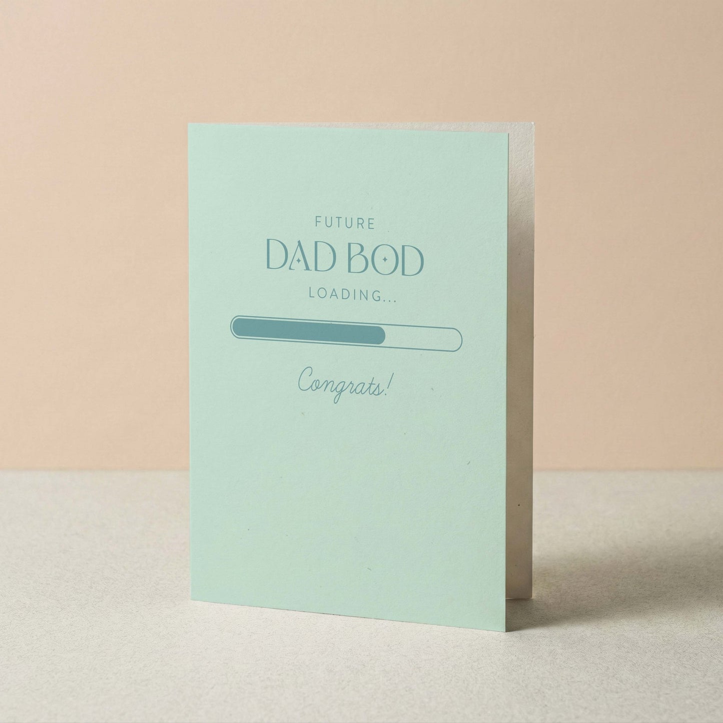 Future Dad Bod Loading Greeting Card - Blú Rose