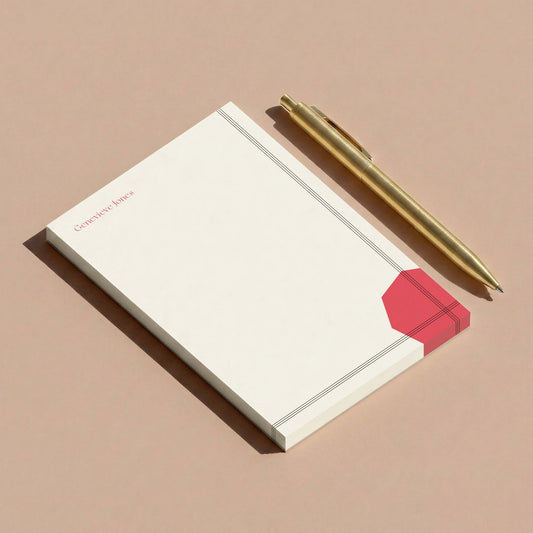 Genevieve Notepad - Blú Rose
