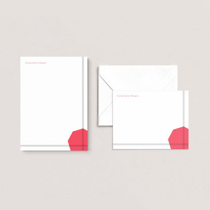 Genevieve Stationery Set - Blú Rose