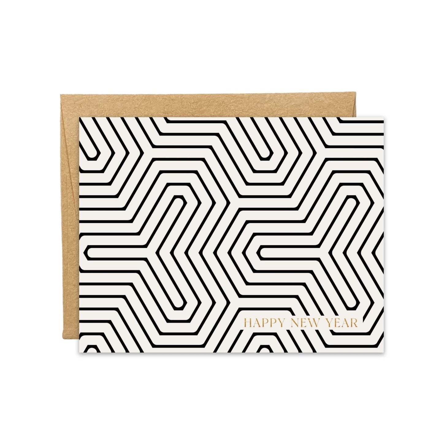 Geometric New Year Card - Blú Rose