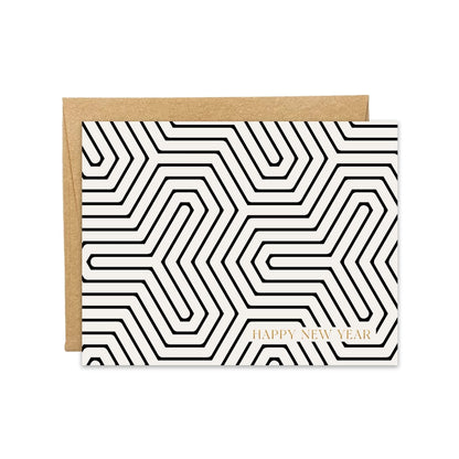 Geometric New Year Card - Blú Rose