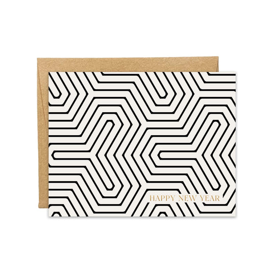 Geometric New Year Card - Blú Rose