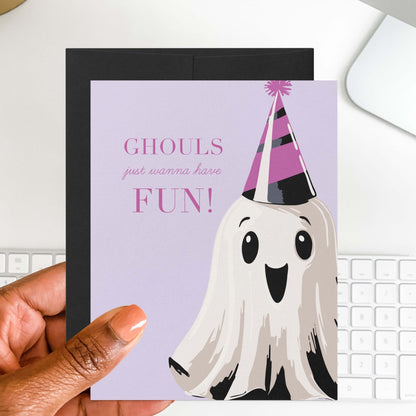 Ghouls Just Wanna Have Fun Card - Blú Rose