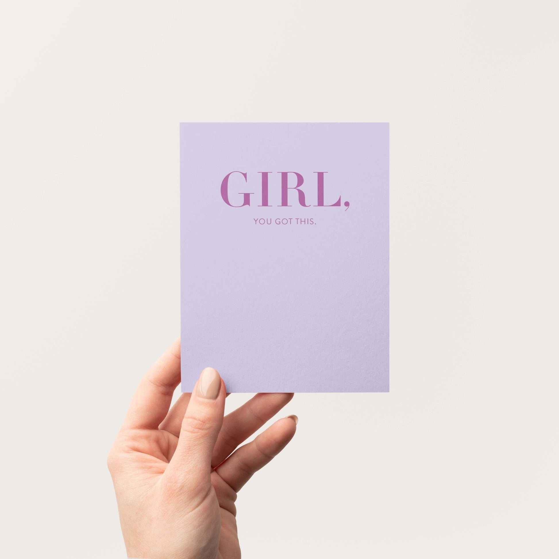 Girl, You Got This Greeting Card - Blú Rose