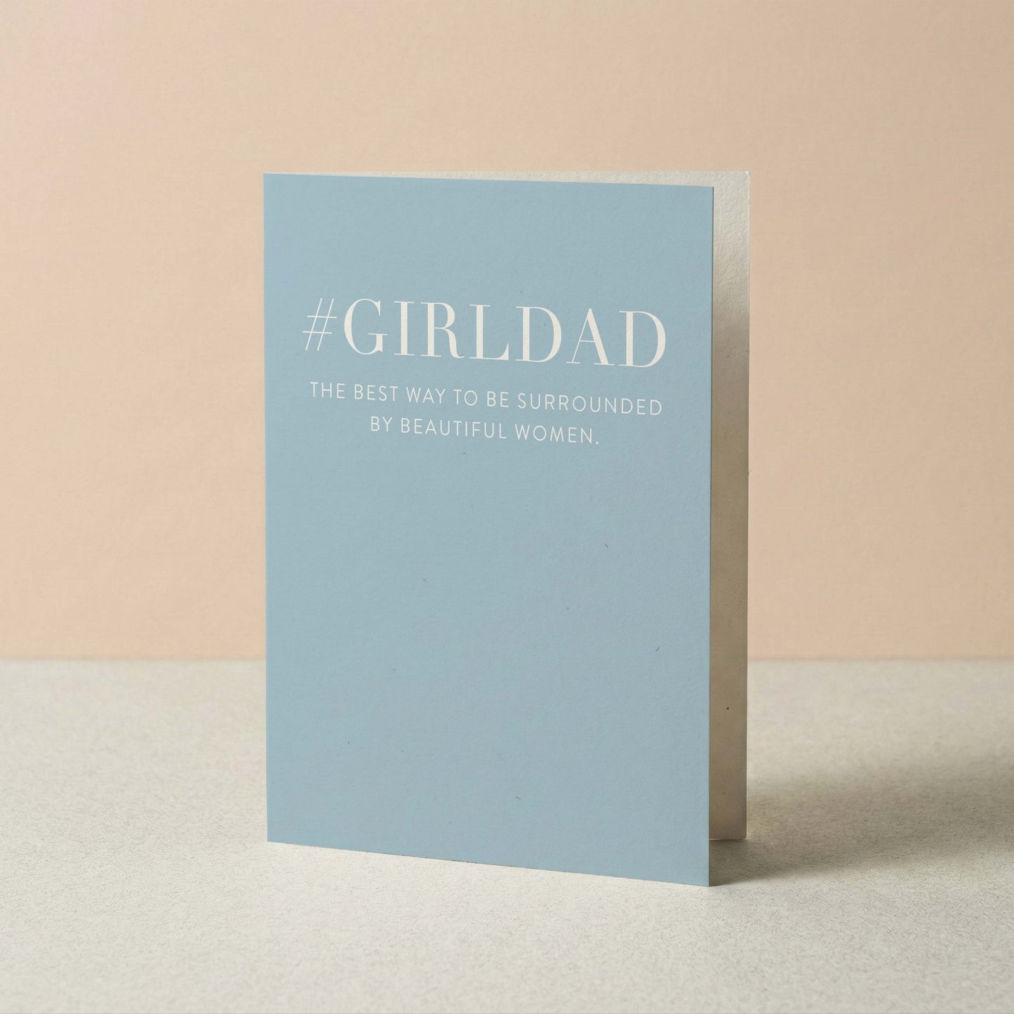 GIRLDAD Greeting Card - Blú Rose