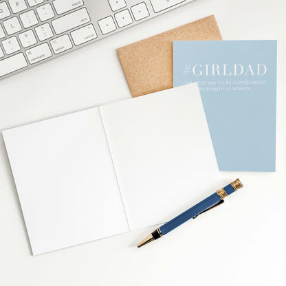 GIRLDAD Greeting Card - Blú Rose