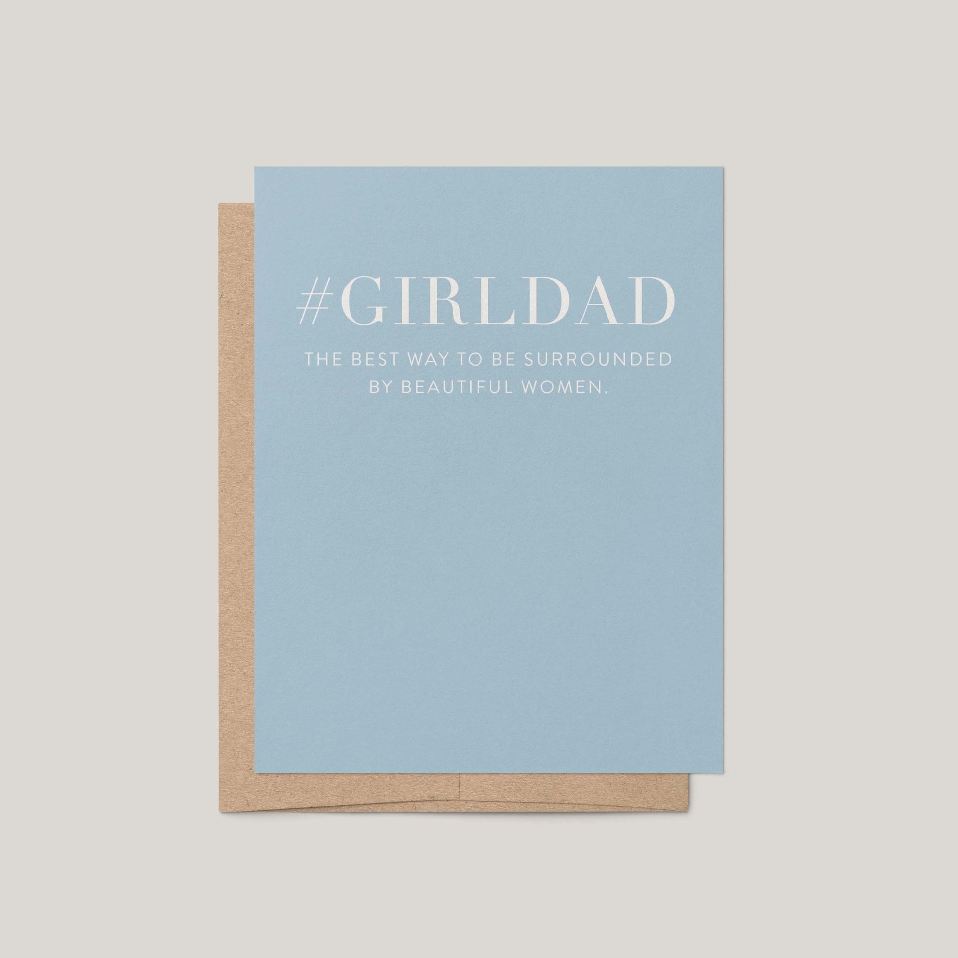 GIRLDAD Greeting Card - Blú Rose