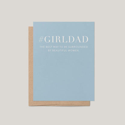 GIRLDAD Greeting Card - Blú Rose