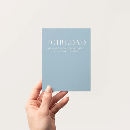 GIRLDAD Greeting Card - Blú Rose