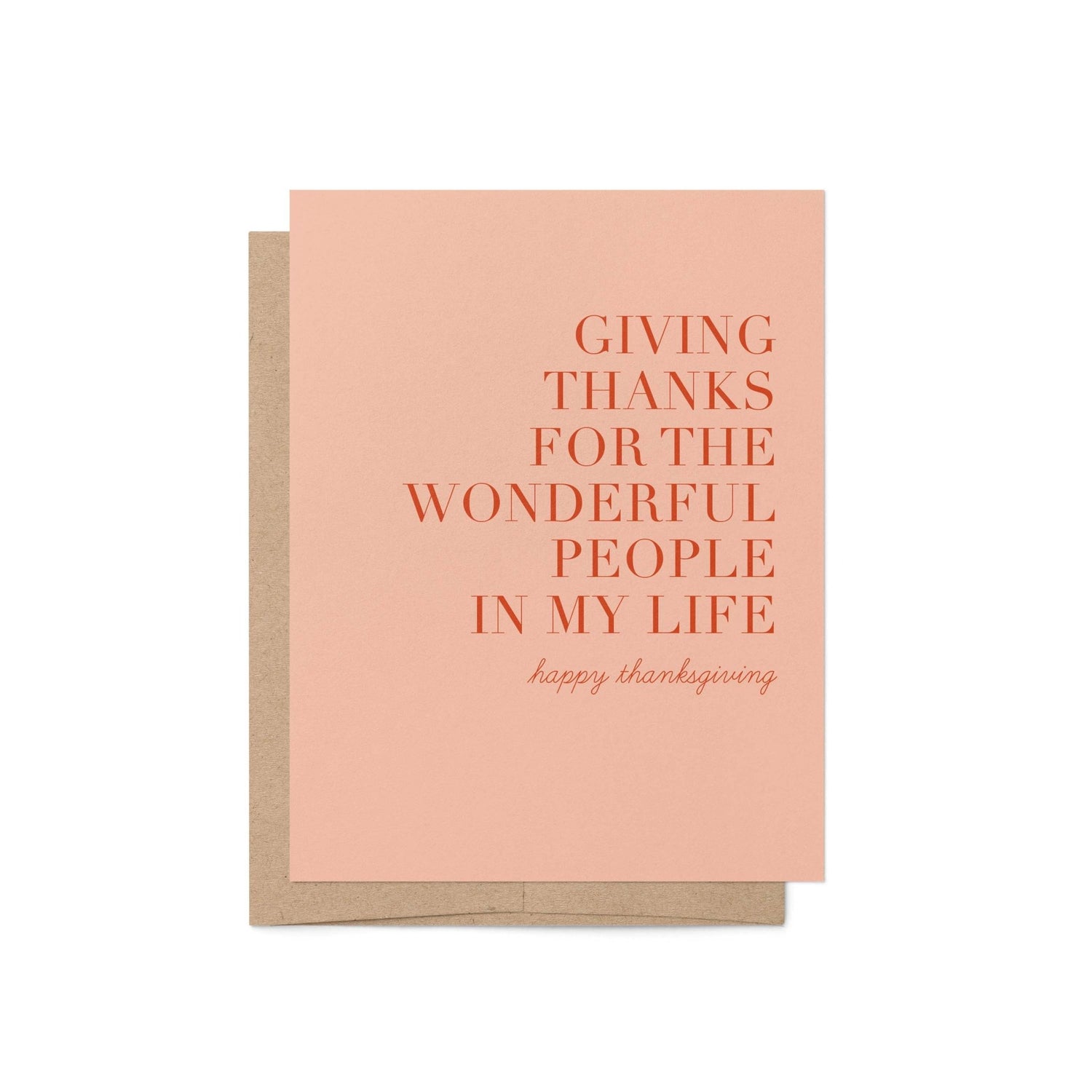 Giving Thanks Card - Blú Rose