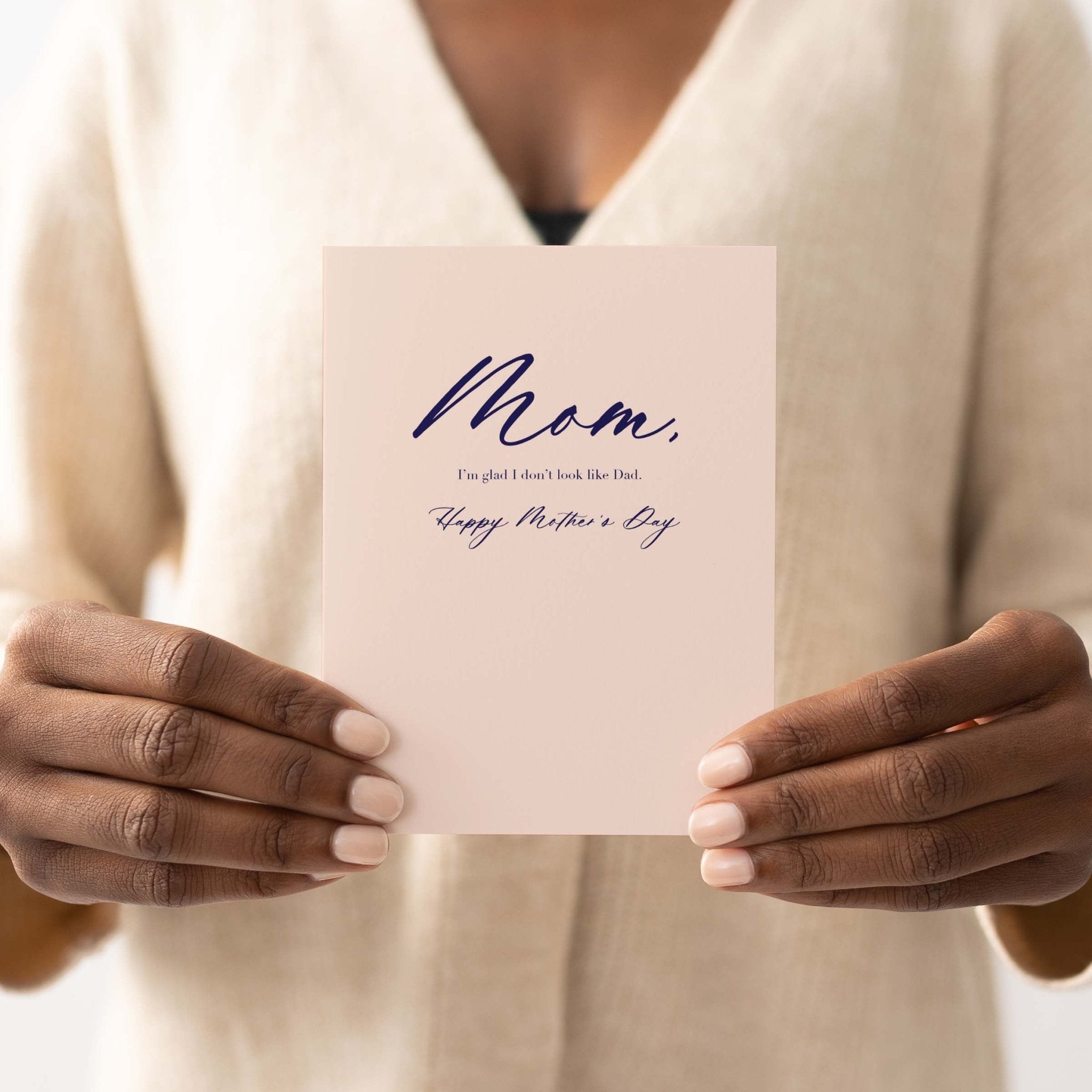 Glad I Don't Look Like Dad Greeting Card - Blú Rose
