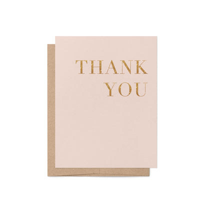 Glitter Thank You Greeting Card - Blú Rose