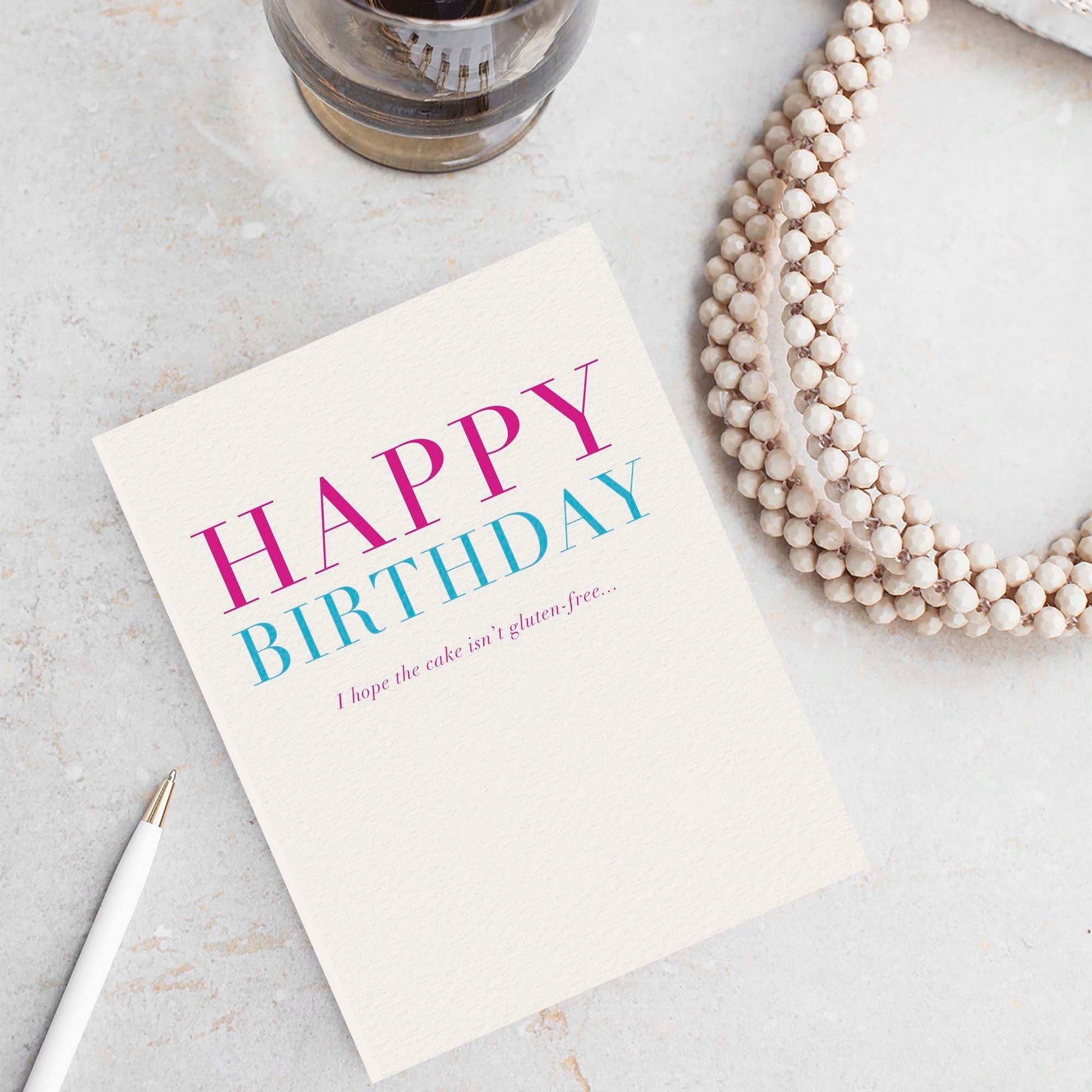 Gluten-Free Birthday Card - Blú Rose