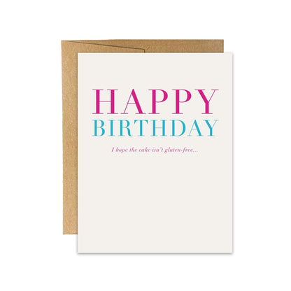 Gluten-Free Birthday Card - Blú Rose