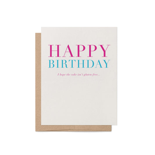 Gluten - Free Birthday Greeting Card - Blú Rose