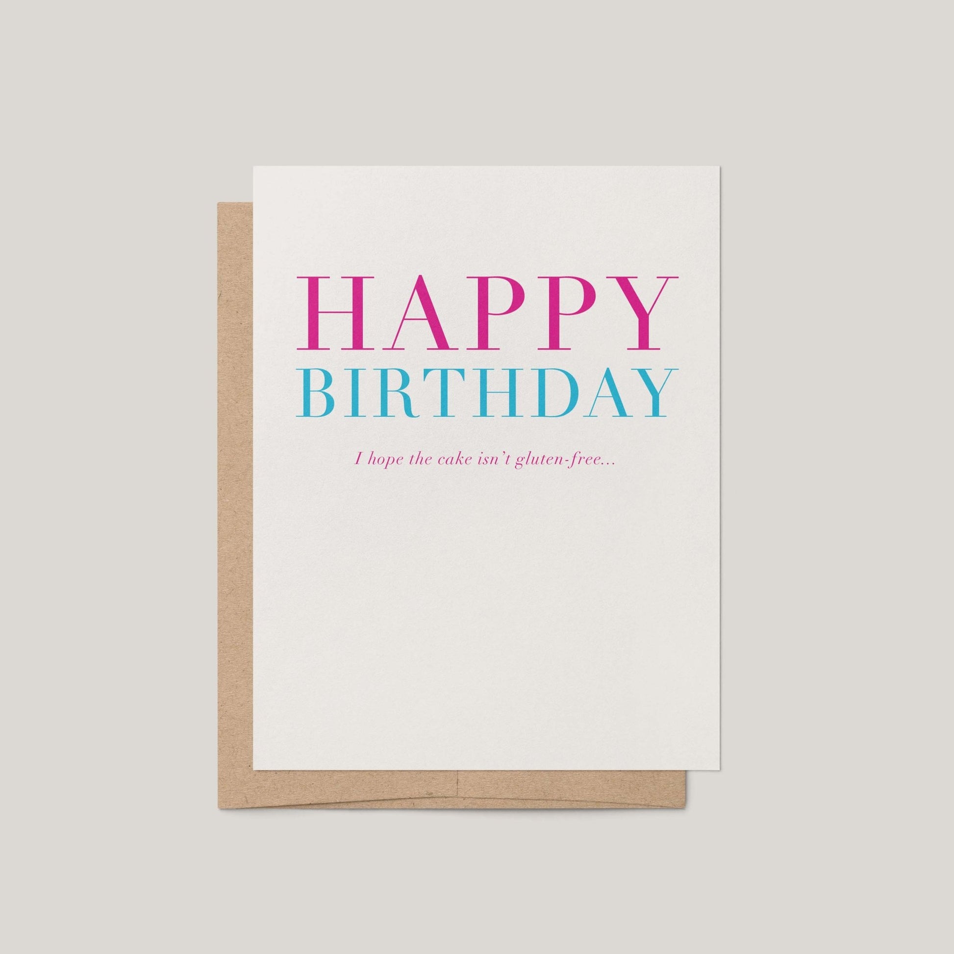 Gluten - Free Birthday Greeting Card - Blú Rose