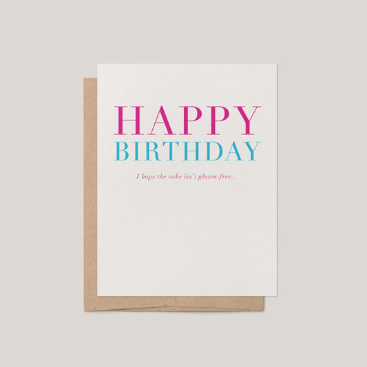 Gluten - Free Birthday Greeting Card - Blú Rose