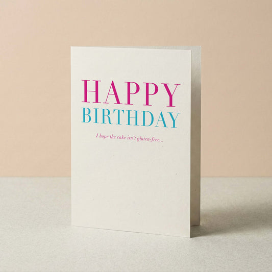 Gluten - Free Birthday Greeting Card - Blú Rose