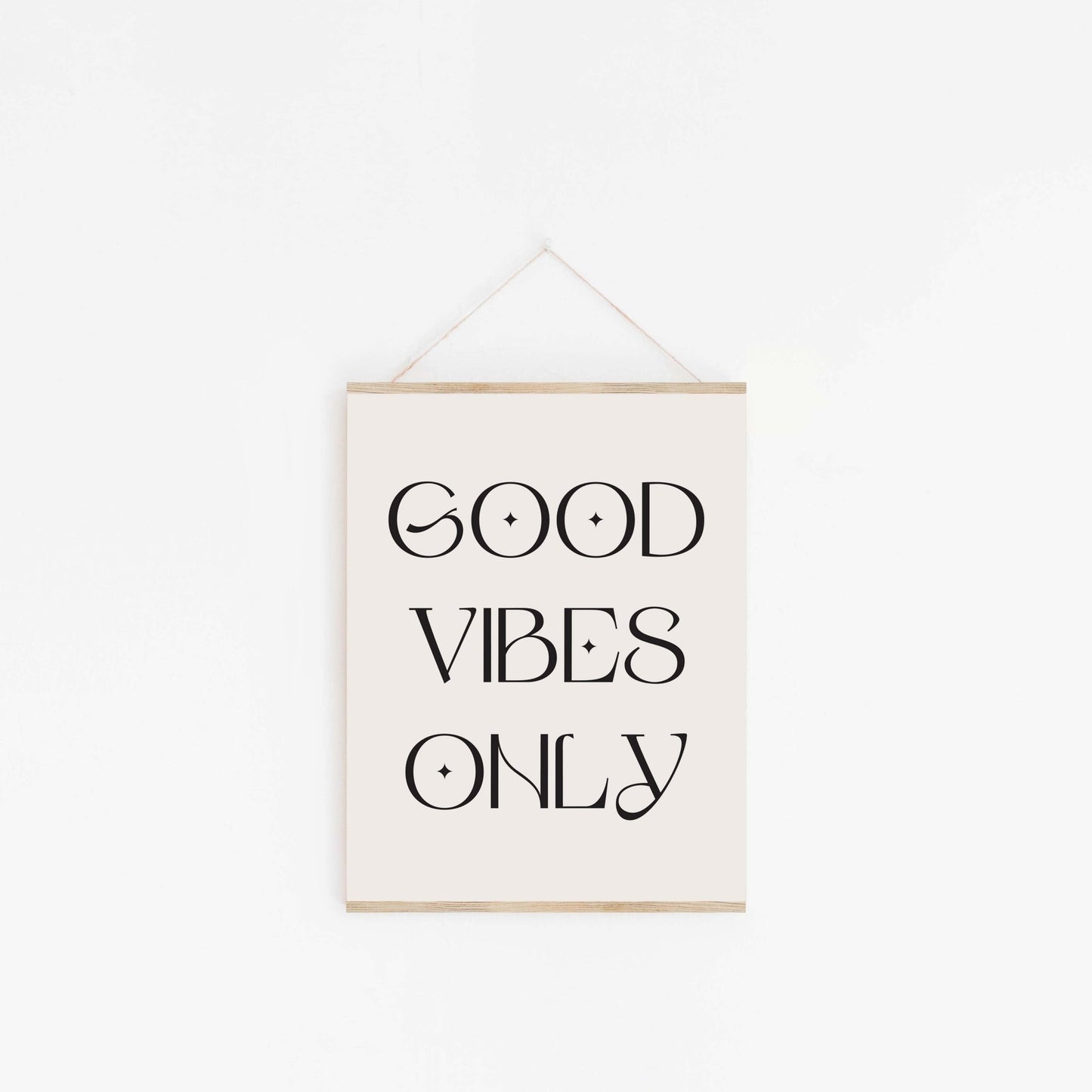 Good Vibes Only Art Print - Blú Rose