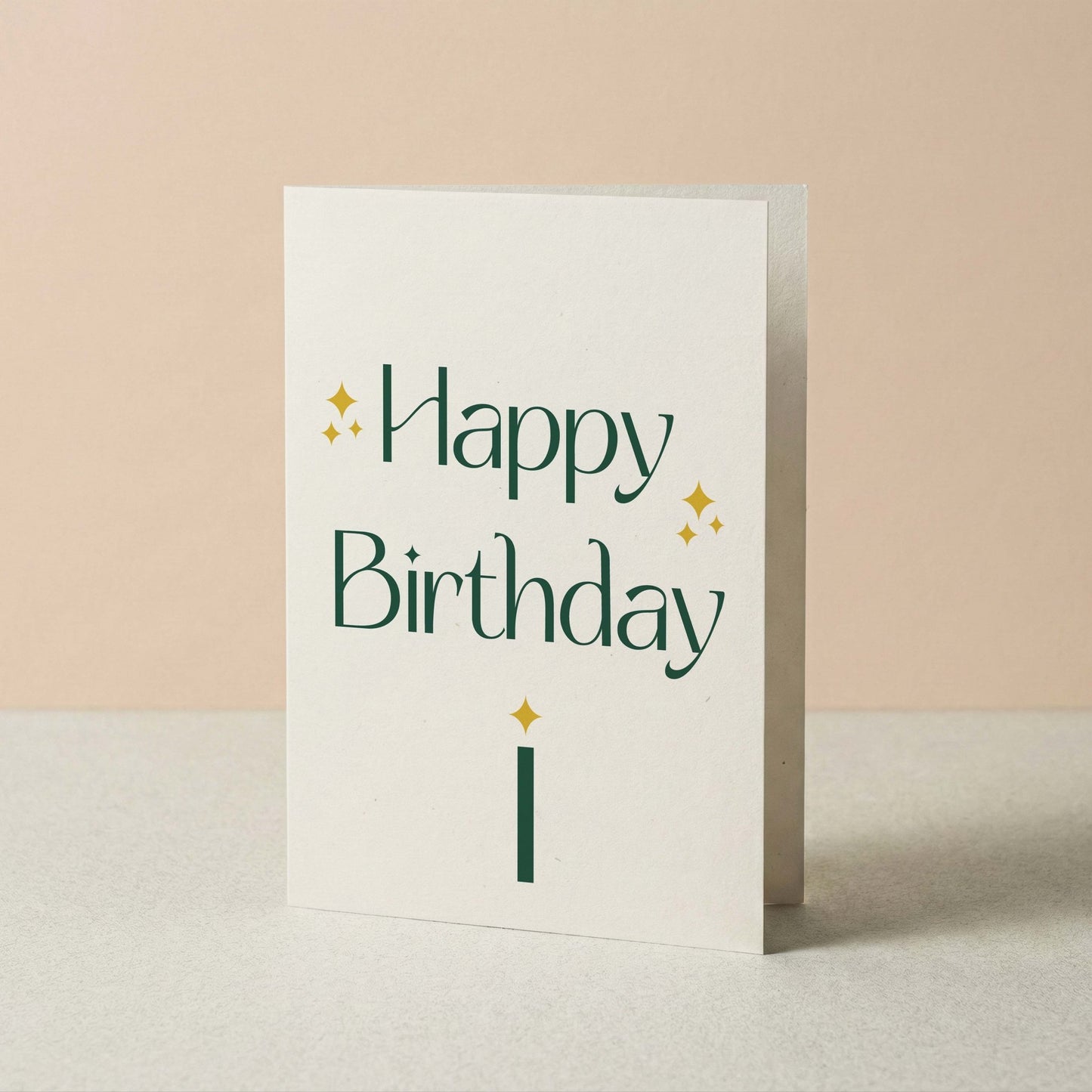Green Sparkle Birthday Greeting Card - Blú Rose