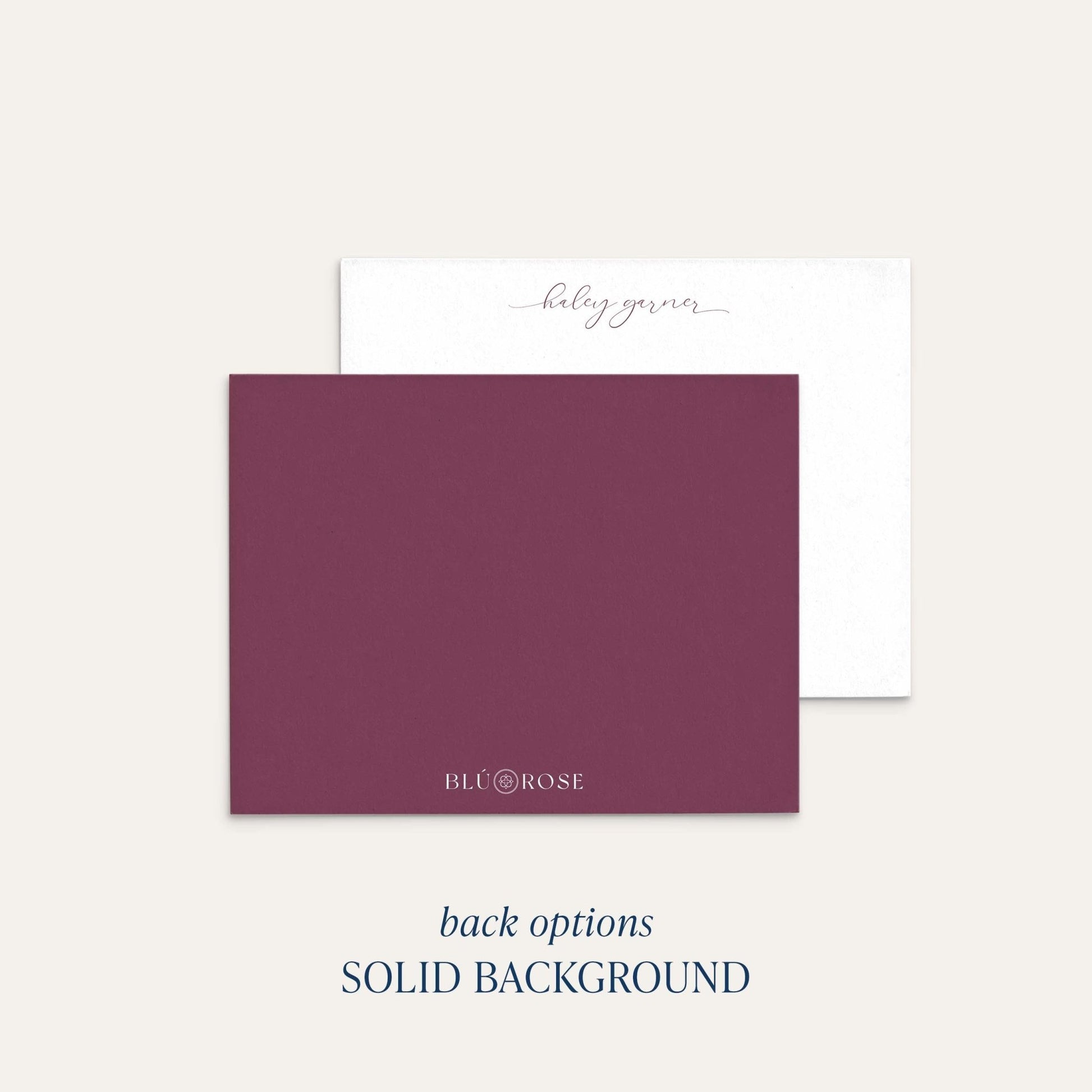 Haley Notecards - Blú Rose
