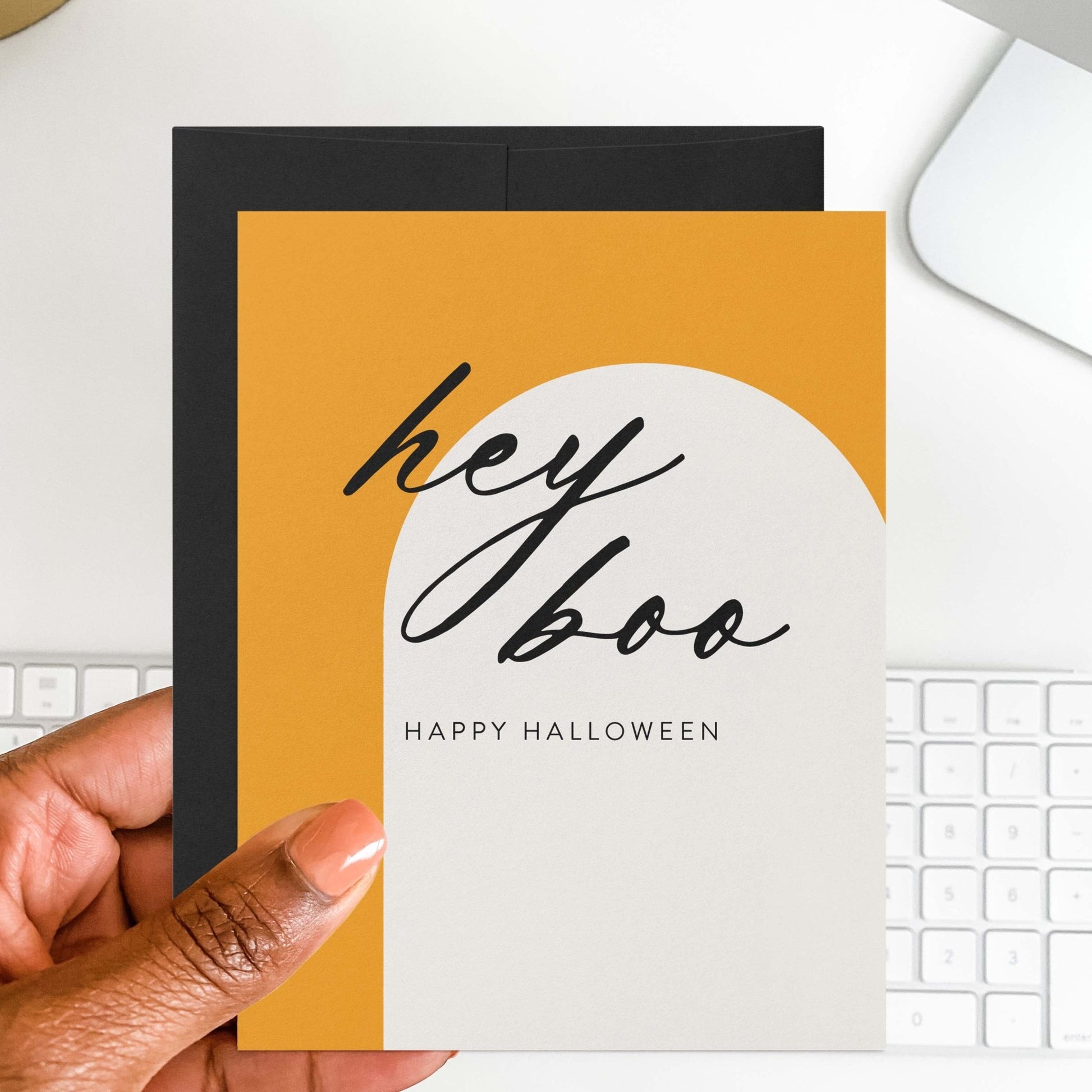 Hey Boo Halloween Card - Blú Rose