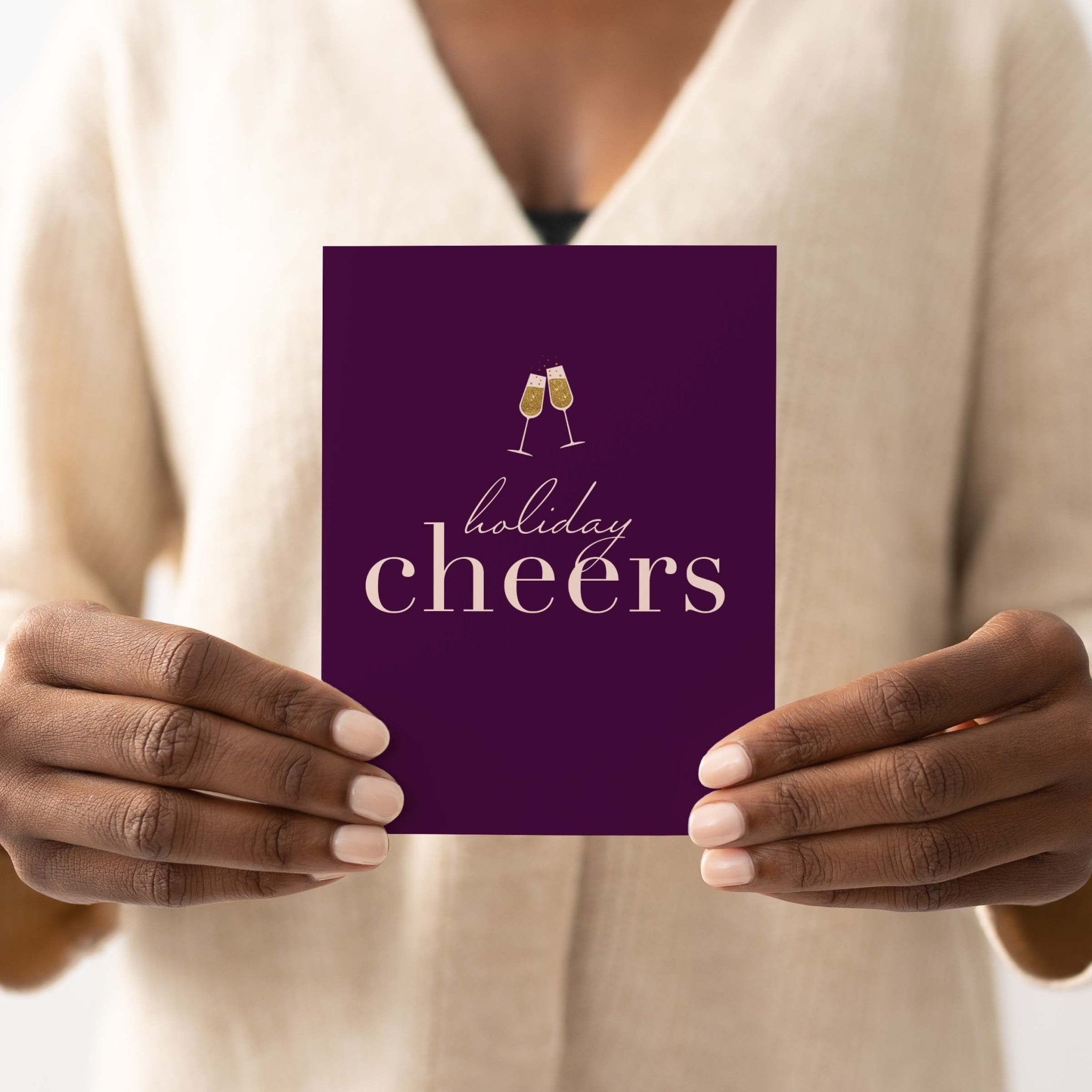 Holiday Cheers Greeting Card - Blú Rose