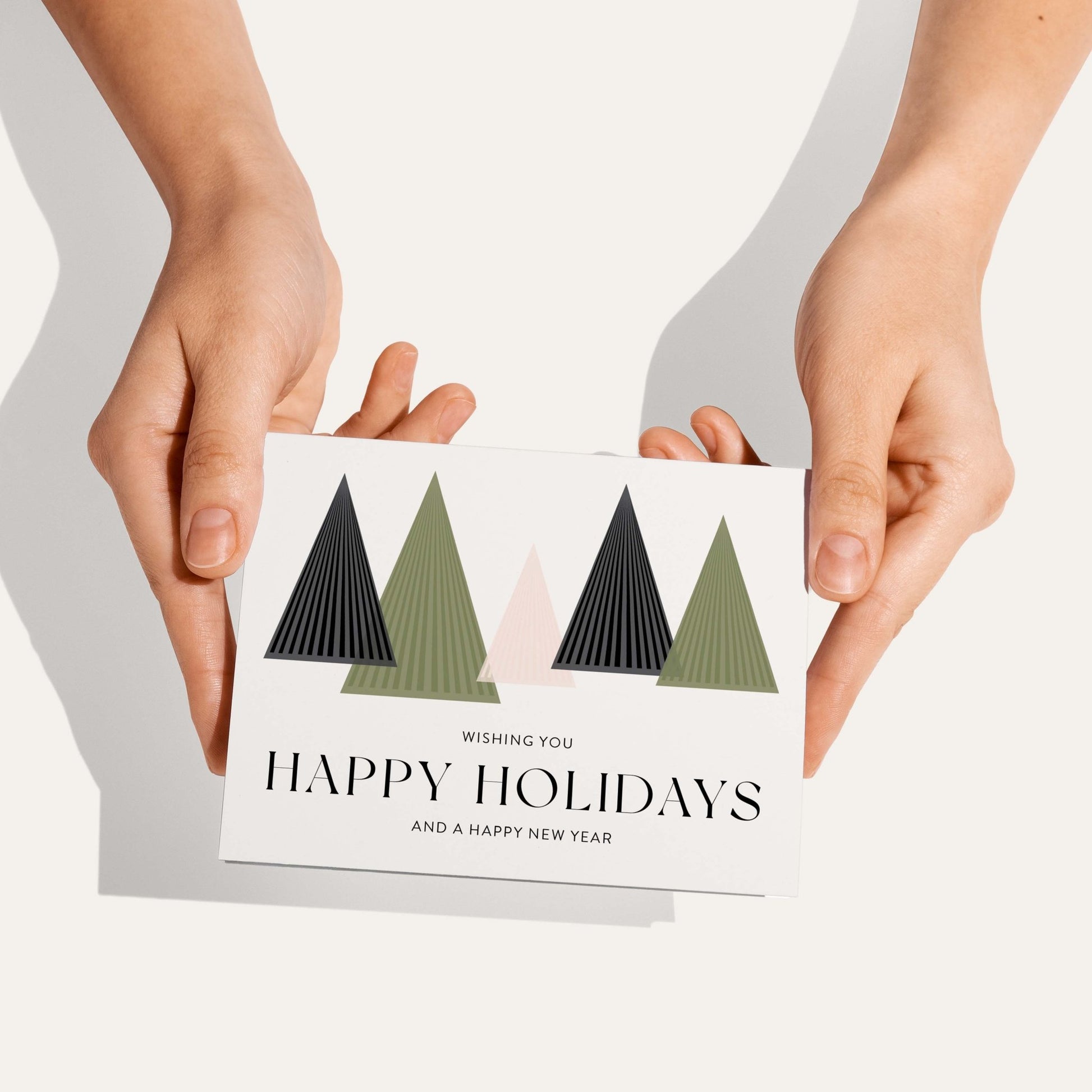 Holiday Trees Greeting Card - Blú Rose