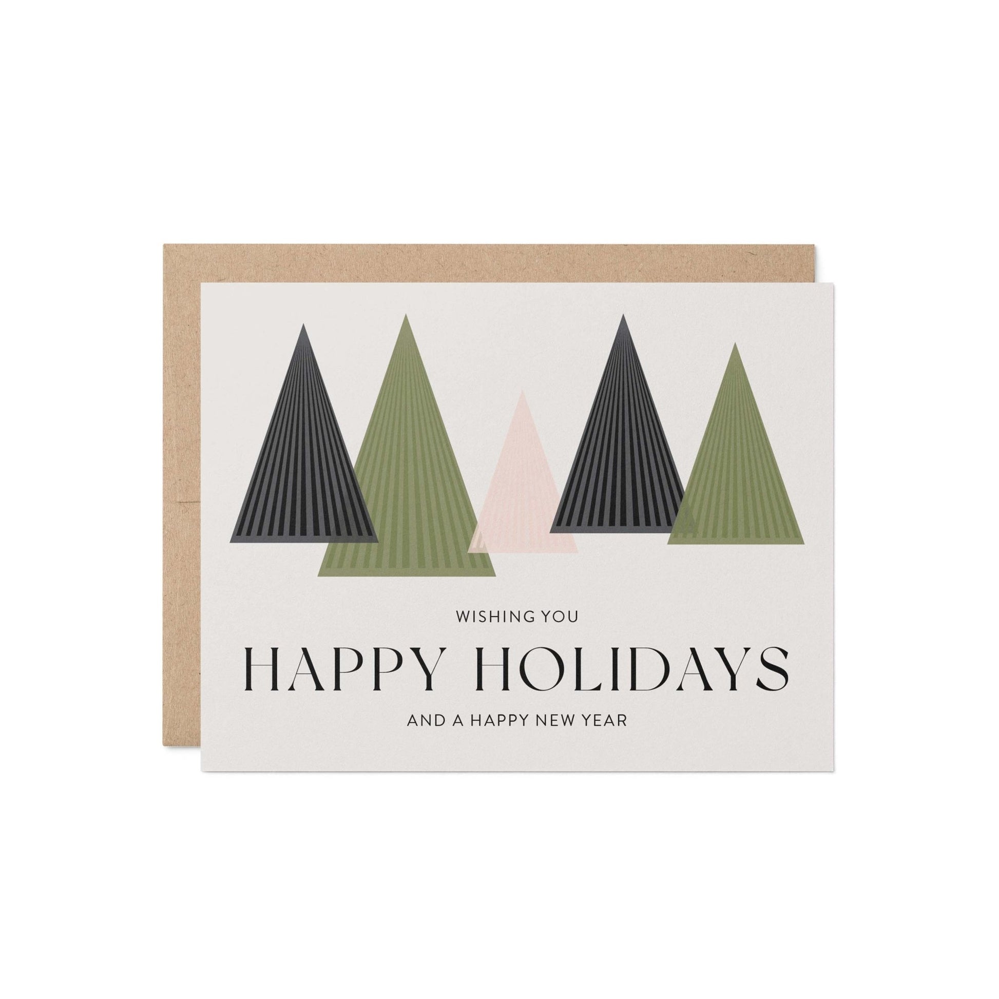 Holiday Trees Greeting Card - Blú Rose