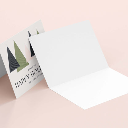 Holiday Trees Greeting Card - Blú Rose