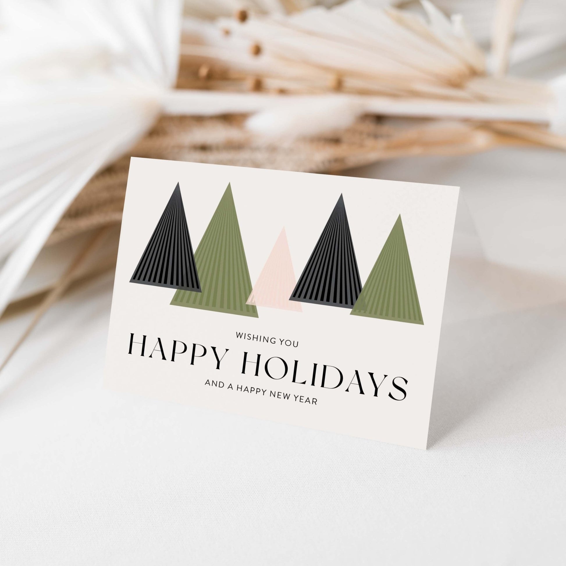 Holiday Trees Greeting Card - Blú Rose