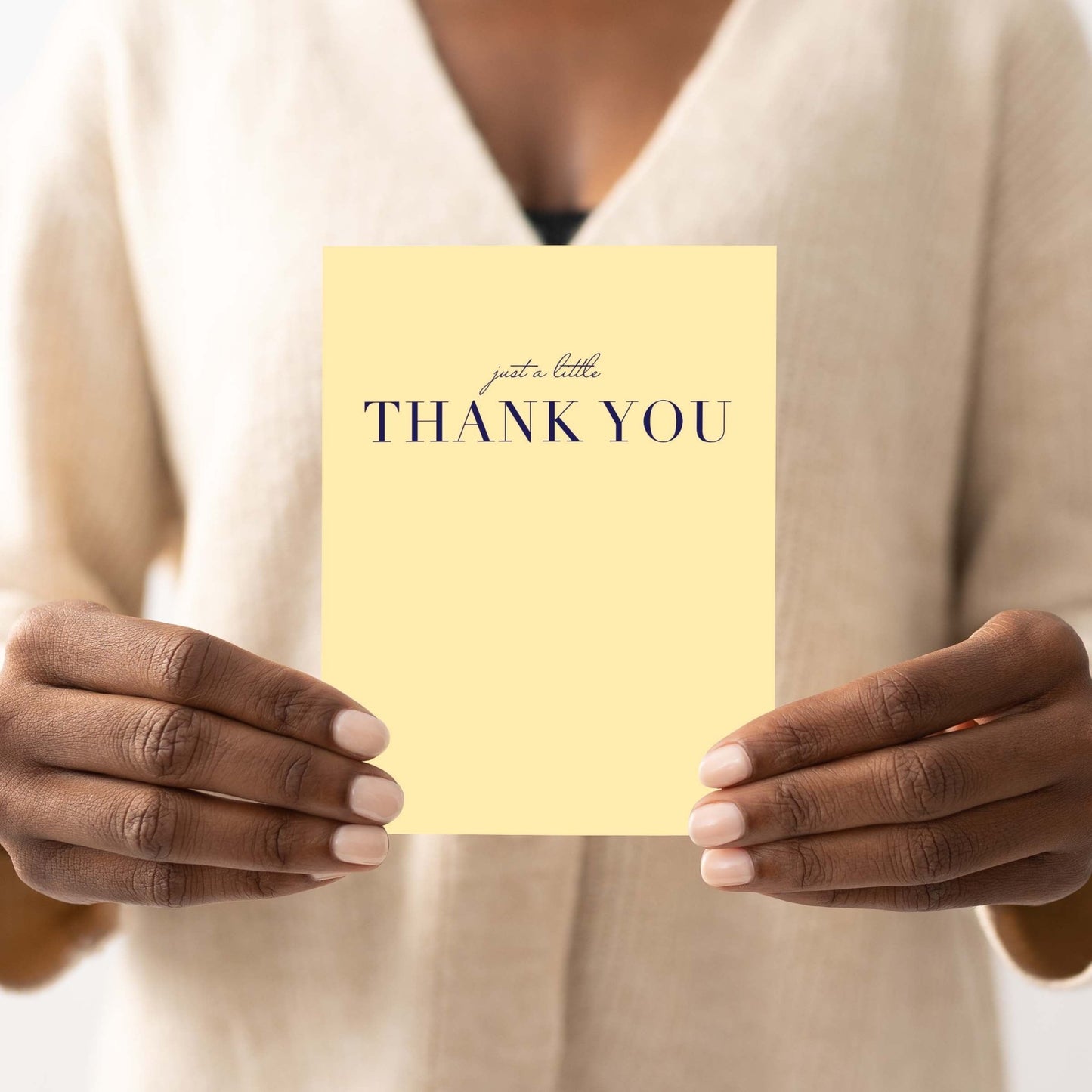 Just a Little Thank You Card - Blú Rose