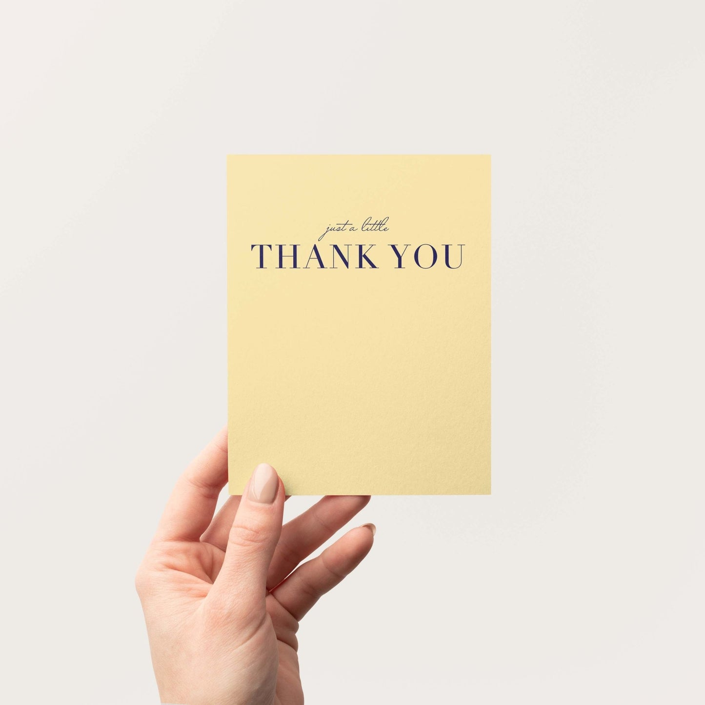 Just a Little Thank You Card - Blú Rose