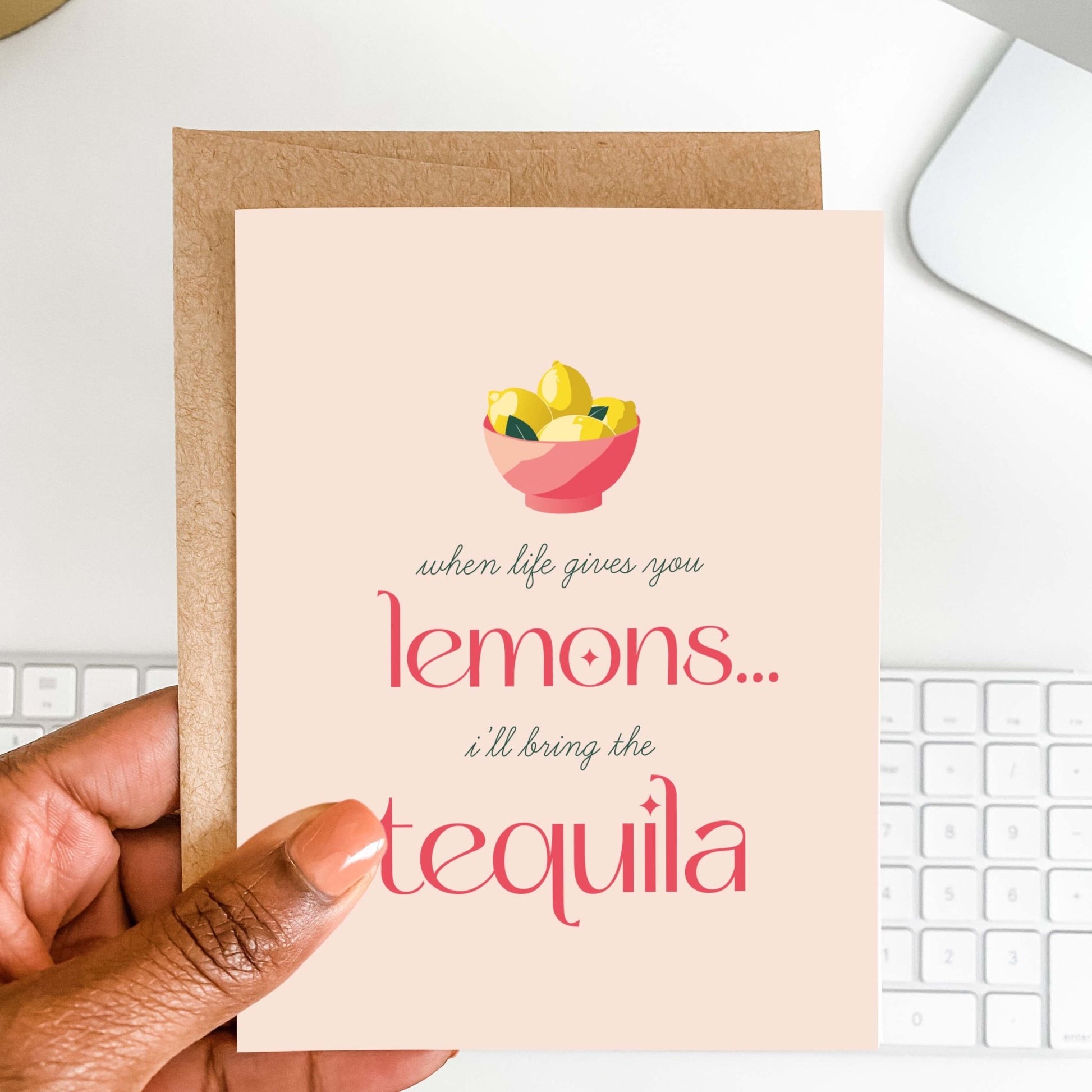 Lemons + Tequila Card - Blú Rose