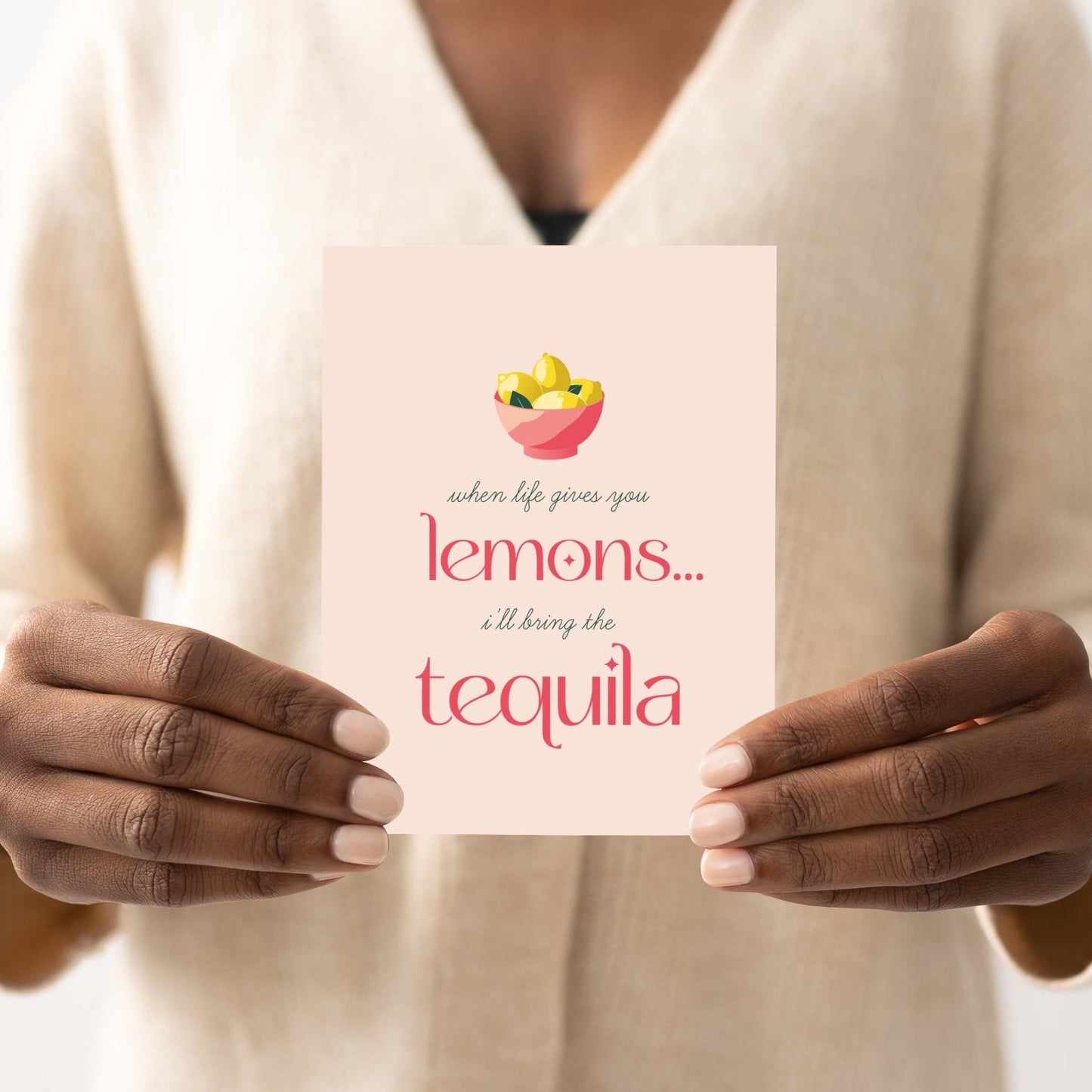 Lemons + Tequila Card - Blú Rose