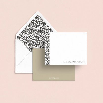 Leopard Notecards - Blú Rose