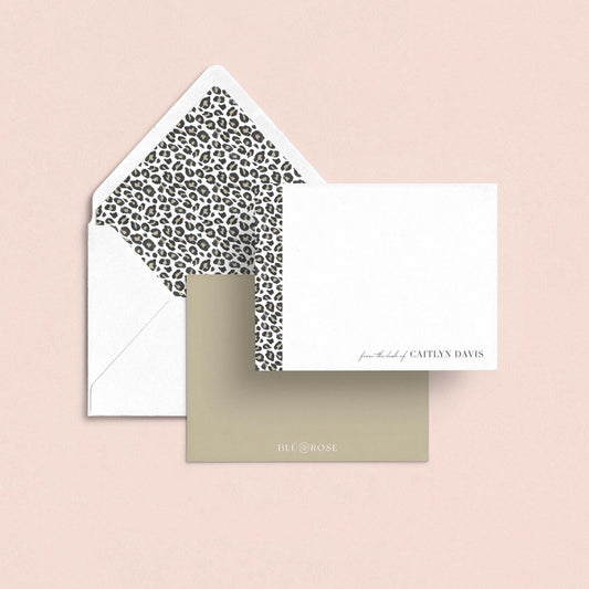 Leopard Notecards - Blú Rose
