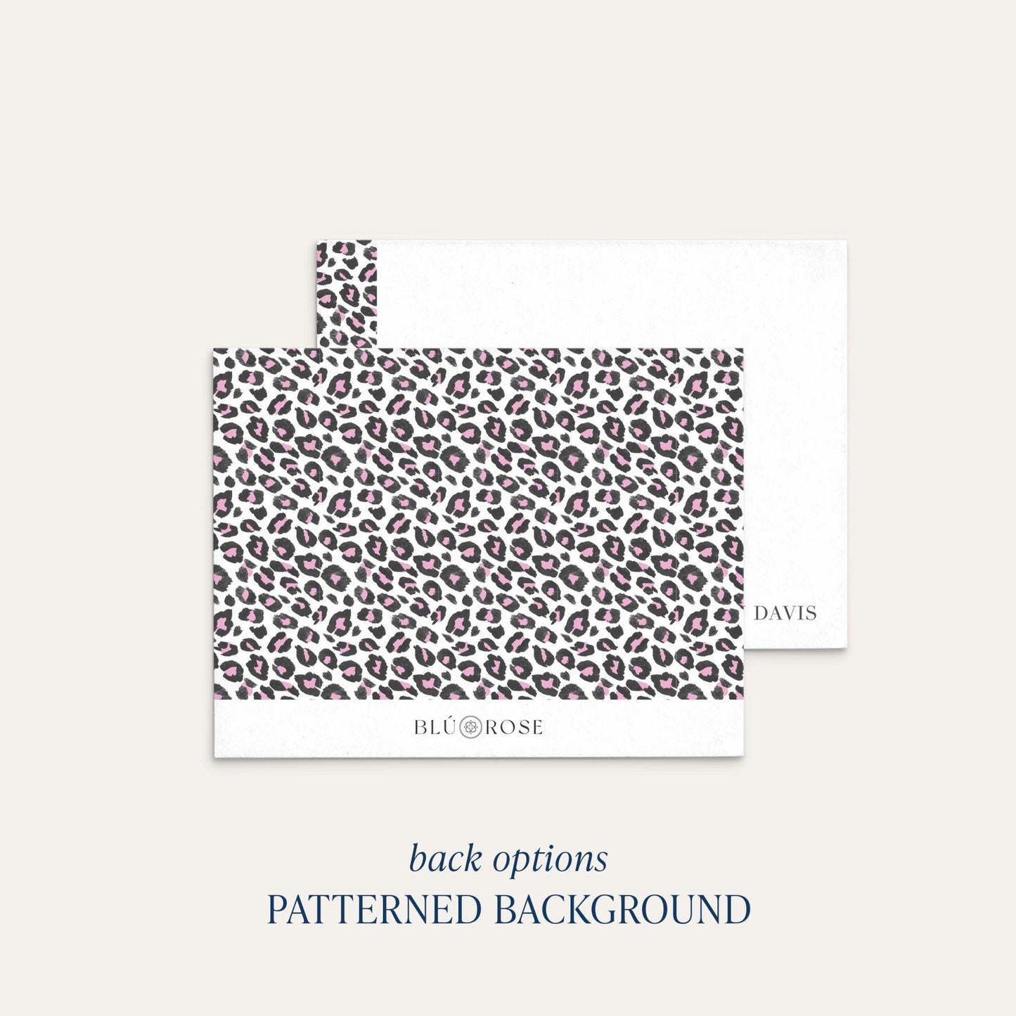 Leopard Notecards - Blú Rose
