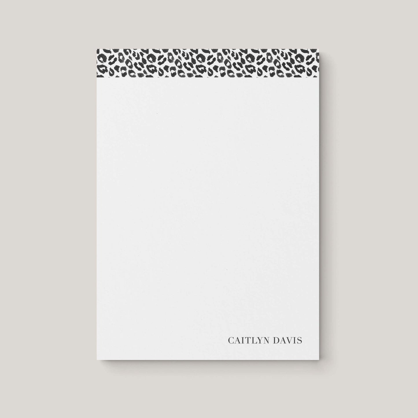 Leopard Notepad - Blú Rose
